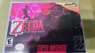 Snes The Legend Of Zelda: Ancient Stone Tablets (nintendo) Rare Find