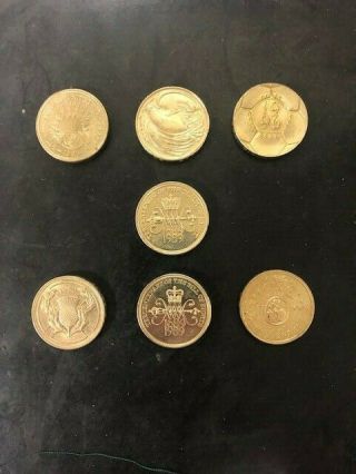 Pre 1997 £2 Coins Old Style £2 Coins Rare Collectors £2 Coins Claim Of Rights