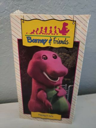 Barney & Friends Playing It Safe - Timelife 1992 Rare