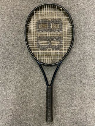 Rare Blackburne Ds 107 Strung 4 3/8 (double String Tennis Racket Limited Edition