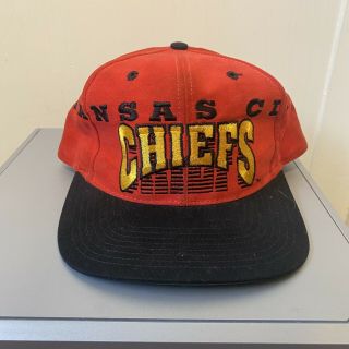 Rare Vintage Kansas City Chiefs The Game Football Nfl Snapback Hat Cap