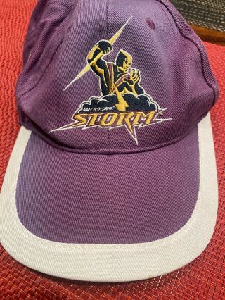 Melbourne Storm Cap Hat Vintage Offical Merchandise Rare