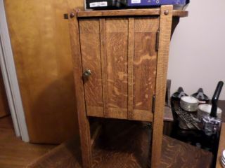 Rare Come - Packt Smoke Stand Cabinet Stickley Limbert Era Mission Oak H408