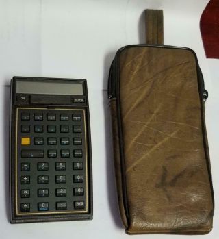 Rare Hewlett Packard Hp 41cv Calculator,  Case And Module Pk