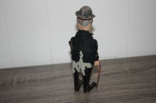 Antique Rare SCHUCO CHARLIE CHAPLIN Tin Wind Up Hand Painted Toy 3