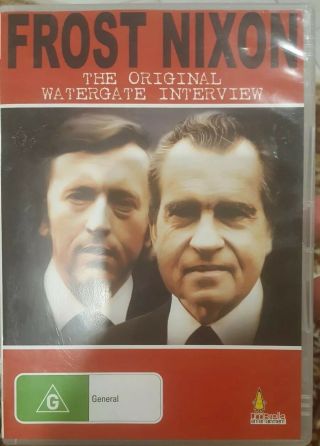 Frost Nixon The Watergate Interview Rare Deleted Dvd Sir David Tv Show