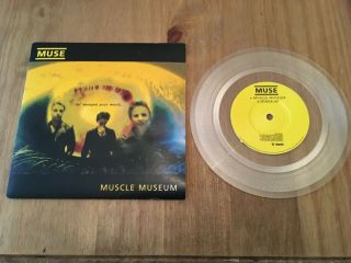 Muse Muscle Museum Unsigned Promo 7” Vinyl Very Rare