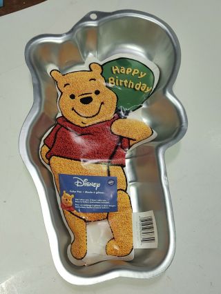 Vintage Wilton Winnie The Pooh Cake Pan Walt Disney Happy Birthday Party Rare