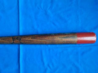 Gorgeous Late 19th Flat End Reach Baseball Bat,  Red Ring,  Vg Cond.  Rare.