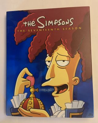 The Simpsons Seventeenth Season 17 Seven Blu - Ray Out Of Print Rare,  Slipcover