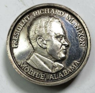 Ultra High Relief - 1971 Richard Nixon - Vintage 1 Oz Silver Round Rare Bullion