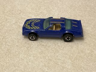 Hot Wheels 1977 “hot Bird” Rare Blue Color Pontiac Trans Am Firebird