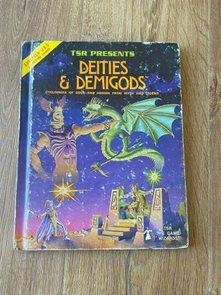 Deities & Demigods Dungeons & Dragons Ad&d Tsr Cthulhu Vintage Rare