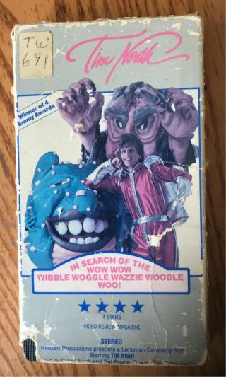 In Search Of The Wow Wow Wibble Woggle Wazzie Woodle Woo Vhs Tim Noah Rare