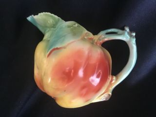 Antique Royal Bayreuth Bavaria Germany Porcelain Fruit Figural Apple Creamer
