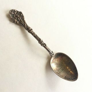 Gorham Versailles Sterling Silver Souvenir Spoon " John Brown,  Torrington,  Ct "