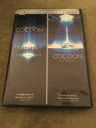 Cocoon/cocoon 2: The Return (dvd,  2006,  2 - Disc Set,  Double Feature) Rare,  Oop