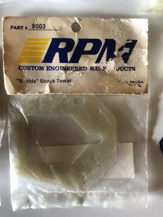 Vintage Team Associated RC10 91 Worlds RPM Front End Kit.  Rare Rare Rare 5