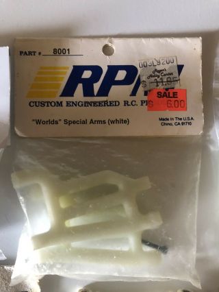 Vintage Team Associated RC10 91 Worlds RPM Front End Kit.  Rare Rare Rare 6