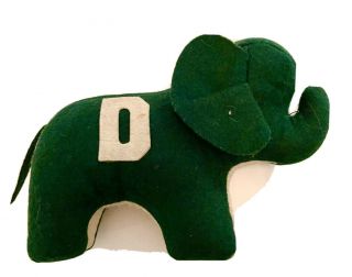 Vintage Dartmouth College Stuffed Animal Elephant Mascot 1950’s Rare