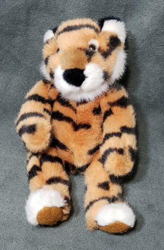 Vintage Russ Berrie Co Tiger Plush Toy Small 8 " Stuffed Animal