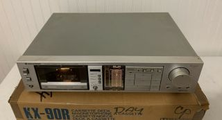 Vintage Kenwood KX 90R Stereo Cassette Deck in Rare 4