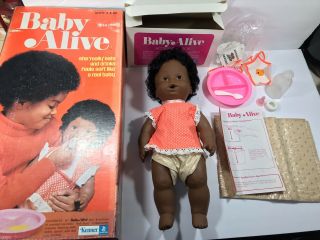 Vintage Kenner Rare Baby Alive African American