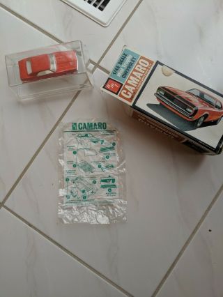 Vintage Amt 1/43 Scale Mini Trophy Chevrolet Camaro Customizing Kit