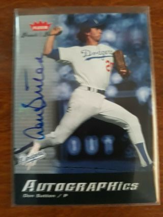 2006 Fleer Greats Of The Game Don Sutton Autographics Gg - Su Ssp Rare Hofer