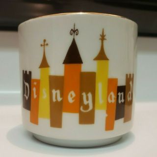 Rare 1950s 1960s Disneyland Japan Walt Disney Productions Coffee Mug Cup