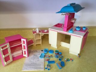 Vintage 1984 Mattel Barbie Dream Kitchen & Accessories