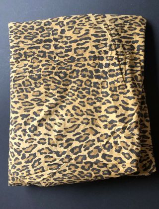 Rare Ralph Lauren Guinevere Aragon King Fitted Sheet Animal Cheetah Leopard Euc