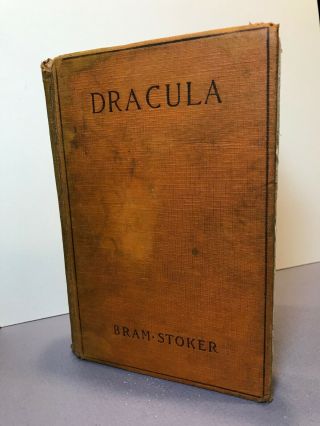 Dracula By Bram Stoker Rare 1897 First Edition Grosset And Dunlap Hardcover