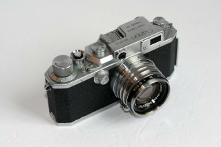 Rare - Canon Iv Rangefinder Camera - Leica Clone - & Cla 