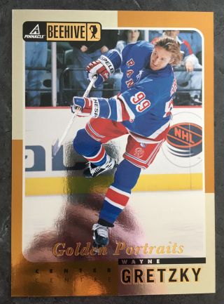 1997 - 98 Wayne Gretzky Pinnacle Beehive 33 - 5 X 7 Jumbo Ny Rangers - Rare