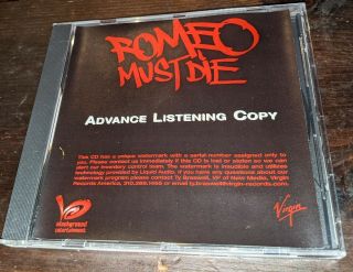 Romeo Must Die Rare Advance Cd - R Promo Aaliyah Dmx Ginuwine Usa