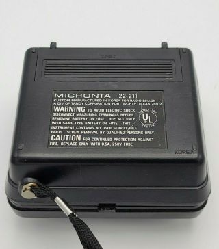 Vintage Micronta 22 - 211A Multitester,  25 - Range Folding Multi meter - Radio Shack 3