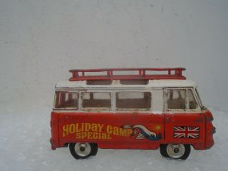 Rare Vintage Corgi Toys Commer Bus 2500 Series Holiday Camp Special Campervan