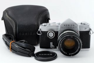 Rare [near Mint] Konica Autorex P Film Camera W/hexanon 52mm F/1.  8 From Japan