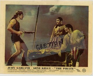 Gene Kelly In The Pirate Rare Foh/lobby Card Photo 2