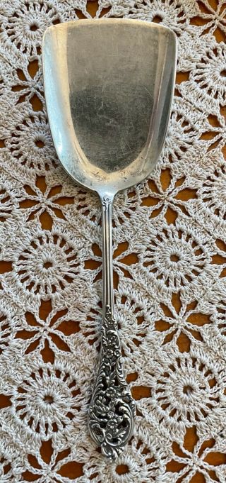 Reed And Barton Florentine Lace Sterling Silver Sugar Shovel Spoon (1951) 5 In.