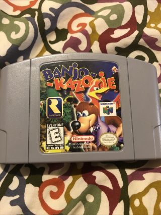 Banjo Kazooie (nintendo 64,  N64,  Rare Games) Cartridge Only