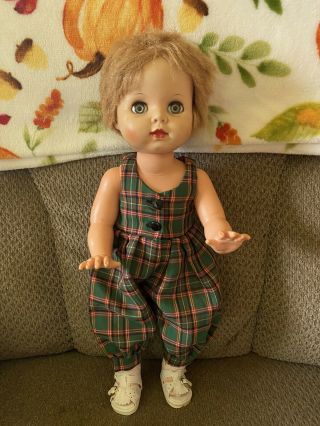 Vintage Uneeda Doll With Jointed Knees 16 "