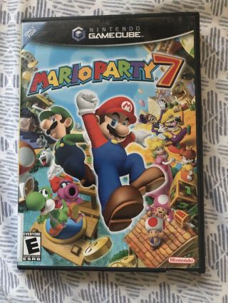 Mario Party 7 Complete Rare Gamecube Cleaned And Cib