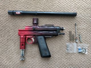 Ans Gx - 3 Autococker Fade Anodizing Project Rare Paintall Marker Pump Mechanical