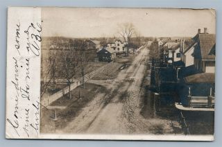 Pa Street View Antique Real Photo Postcard Rppc From Philadelphia To Hummelstown