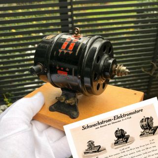 Wow Rare Antique Ernst Plank Germany Electric Toy Steam Engine Dynamo Motor