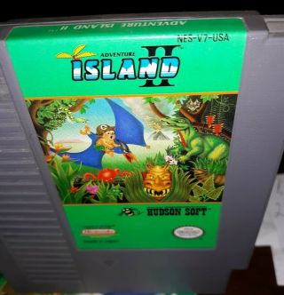 Adventure Island II (Nintendo Entertainment System,  1991) RARE 3