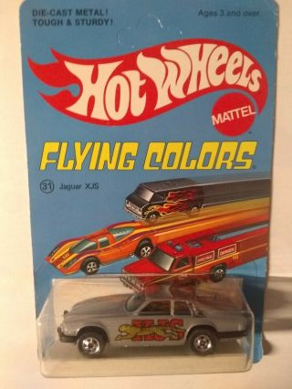 Hot Wheels 1978 Jaguar Xjs - In Rare Unpunched Flying Colors Blisterpack