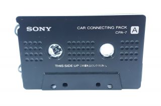 Sony Walkman Car Connecting Pack Cpa - 7 Cassette Adapter Mp3 Cd Oem 3.  5mm